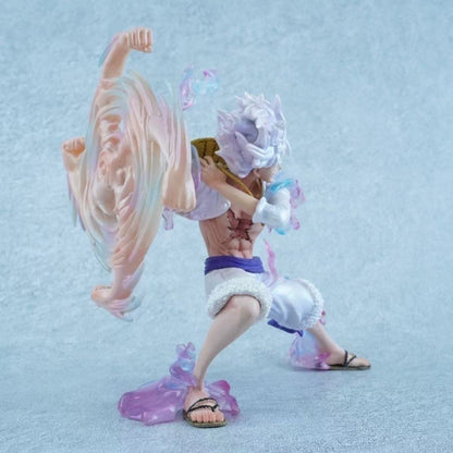 18cm Anime One Piece Figure Shake Hands Nika Luffy Action Figures Pvc Statue Desktop Ornamen Collection Model Toys Gift