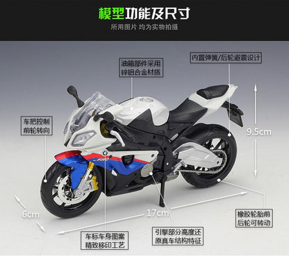 Maisto 1:12 BMW S1000RR HONDA CBR 600 RR 1000 RR KTM 690 Duke YAMAHA YZ450F Assemble DIY Motorcycle Bike Model Toy New In Box