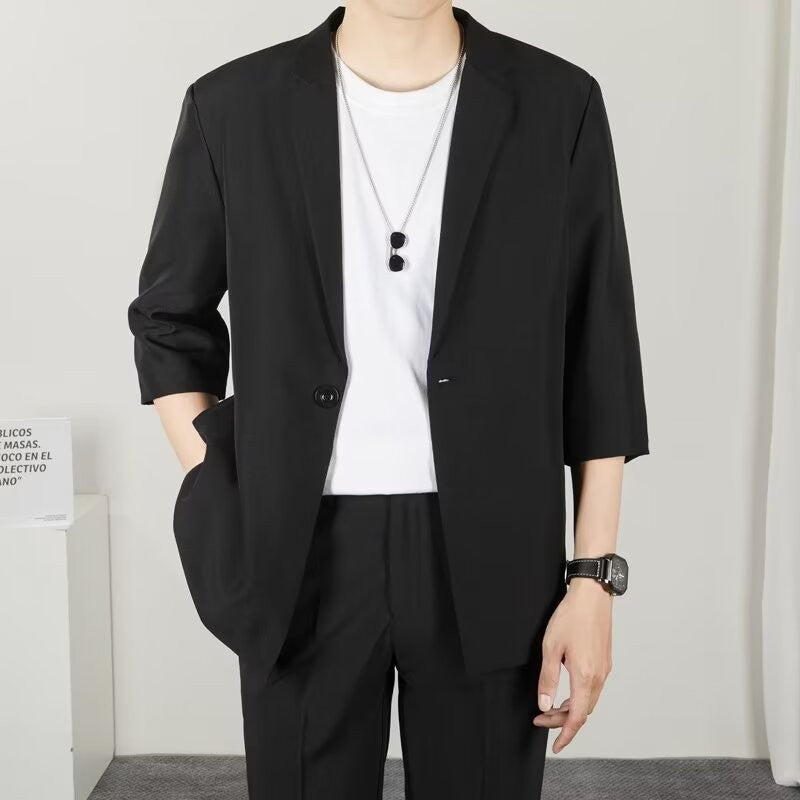 Spring Autumn Men's Suit Jackets Korean Popular Clothes Men Formal Clothes Man Brand Clothing Mens Blazzer Casual Man Sacks Male