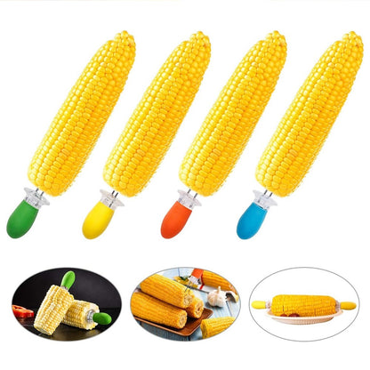 Heat-Resistant Corn Forks, Exquisite Design Barbecue Sausage Tools, Durable BBQ Accessories for Grilling & Cooking