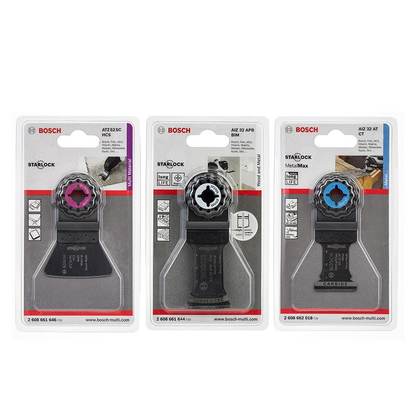 Acessórios para Máquina de Corte Multifuncional Bosch STARLOCK Acessórios Gerais para Marcenaria, Ranhura e Perfuração Série Bosch GOP