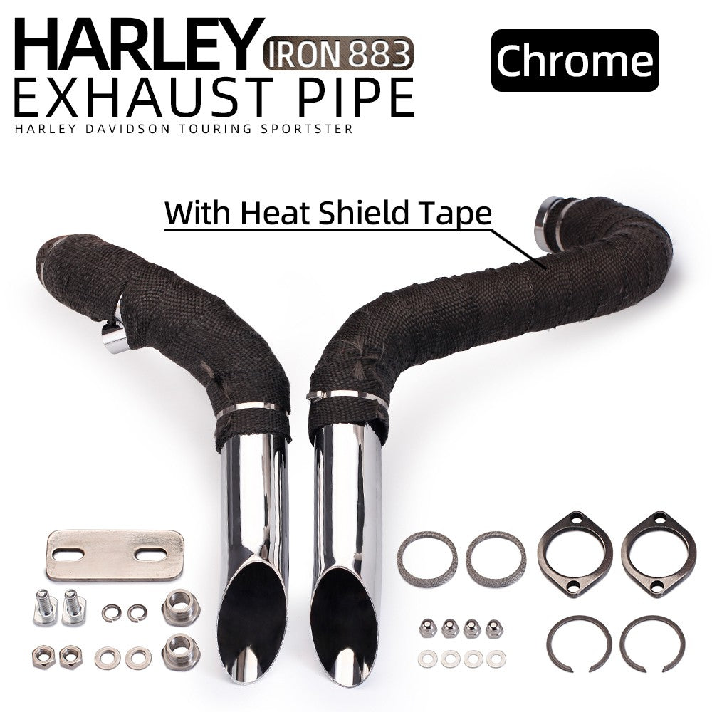 Motorcycle Exhaust Escape Sportster Motorcycle Exhaust XL883 Elbow Bike For Softail Sportster 883 1200