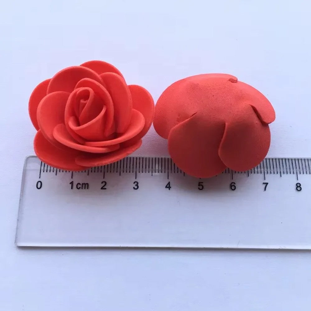 2000/10pcs Mini  Artificial Rose Flowers Head  Rose Heads DIY Valentine's Day Roses Wedding Bouquets Party Gift Candy Box Decor