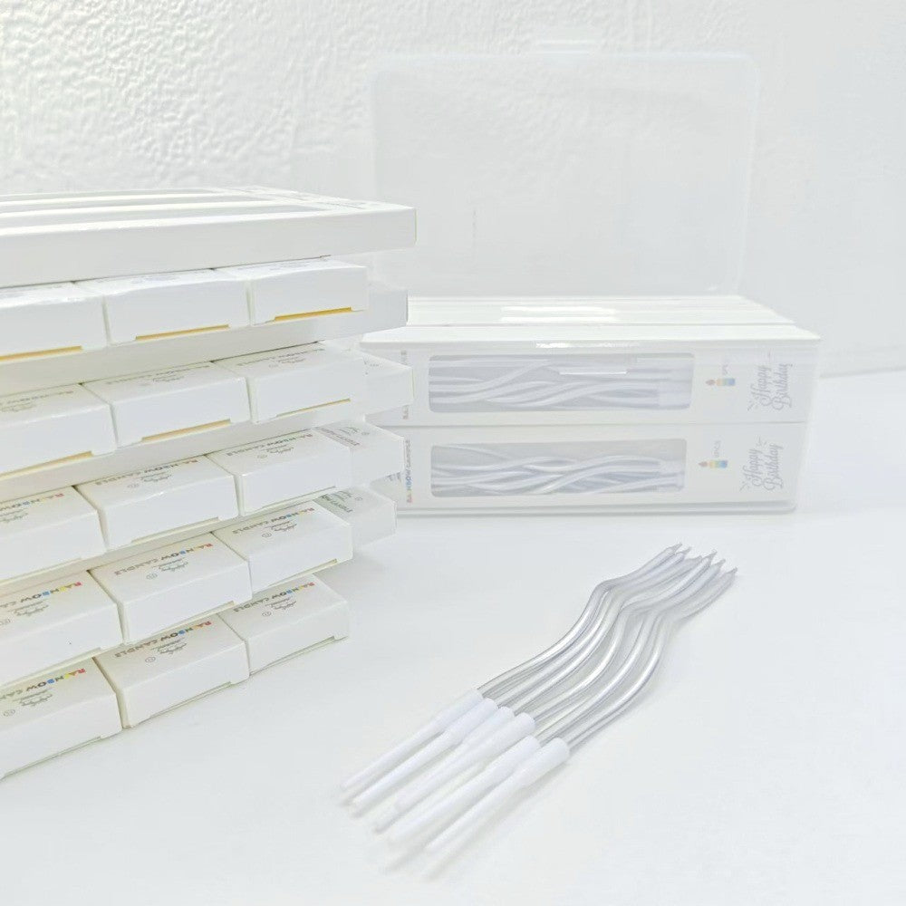 6/12/48pcs Birthday Candles Spiral Cake Candles  Long Thin Cake Candles For Wedding Party And Cake Decoration