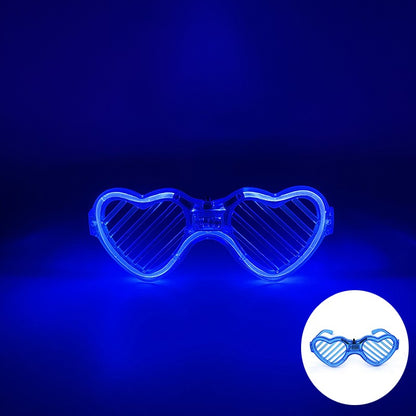 New Cool Wireless Glowing LED Light Up Glasses For Rave Festival Party Luminous Neon Mosaic Sunglasses Club Disco Eye Glasses