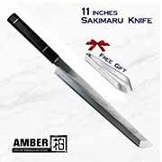 Amber VG10 Damascus Steel Kitchen Knife Set with Resin Handle, Damascus Chef Knife Set, Latest Styles, 37Layers, VG10