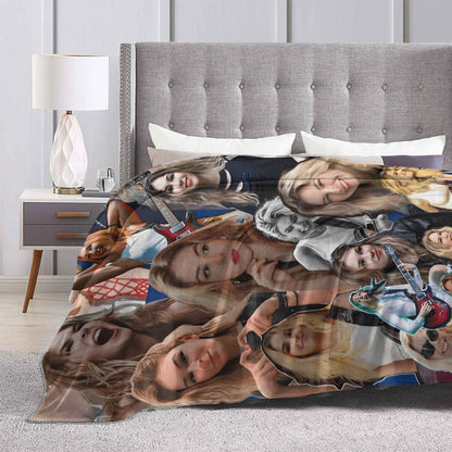2025 Dany The lead Blanket The W-Warning Super Warm Aesthetic Plush Bedding Throws For Couch Chair Flannel Bedspread Bed Cover