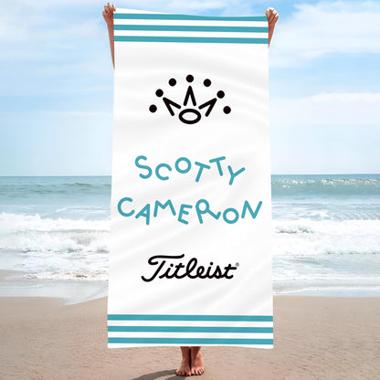 Beach Towel S-Scotty C-Cameron Printed Towel White thread One Piece Anime Bath Towel 75x150cm Bathroom Shower Washcloth Home