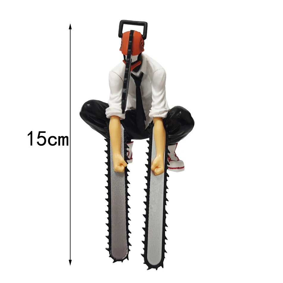 19cm Motosserra Homem Denji Anime Figura Denji/Power Action Figure 1560 Motosserra Homem Denji Estatueta Adulto Modelo Colecionável Boneca Brinquedo