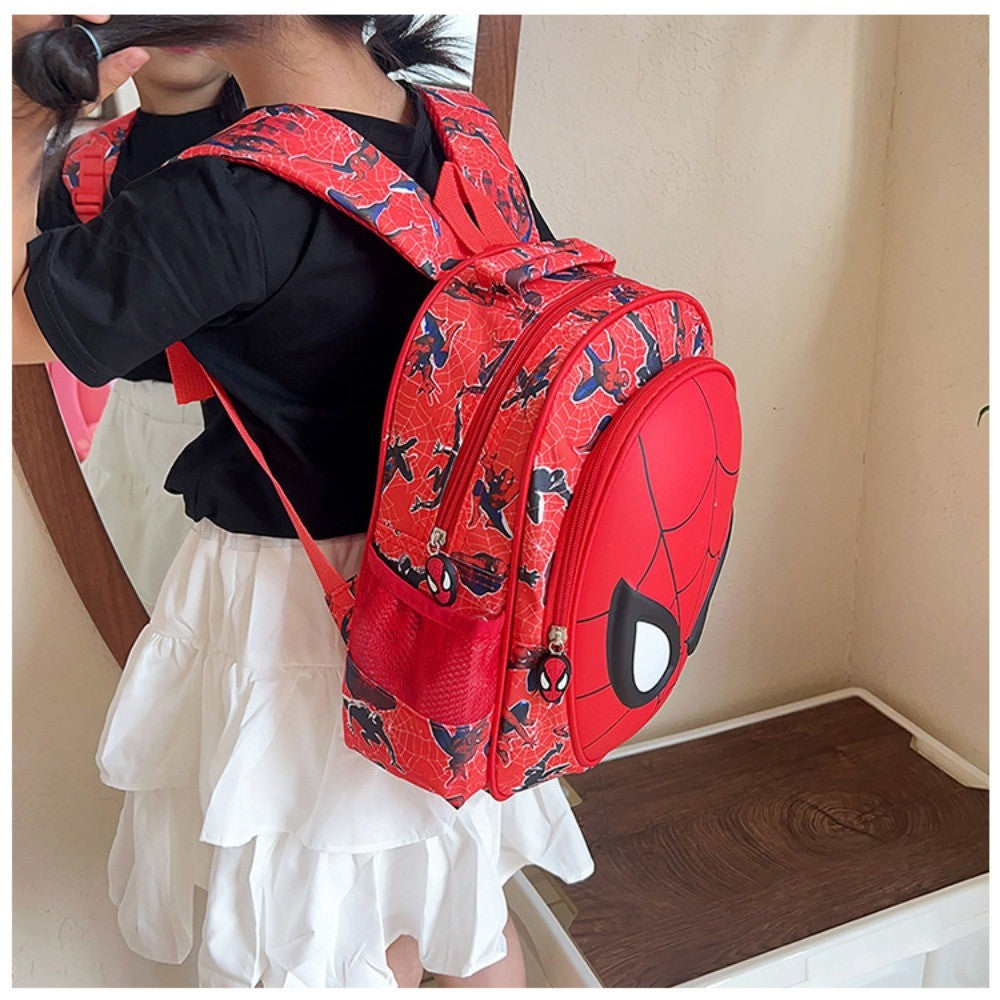 Mochila Infantil Escolar Homem-Aranha da Marvel, Bonita, Leve, Ergonômica, para Meninos e Meninas do Jardim de Infância