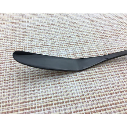 JANKNG Conjunto de Talheres Preto 1 Peça Aço Inoxidável 18/10 Ocidental Talheres de Mesa Garfo Faca de Bife Manteiga Jantar