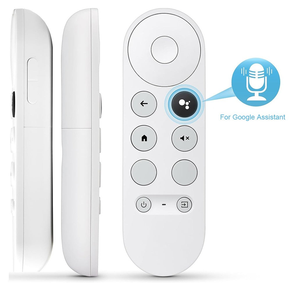 Controle Remoto G9N9N Substituição de Controle Remoto IR Controle Remoto Universal Bluetooth-Compatível por Voz para Google TV Chromecast 4K Snow