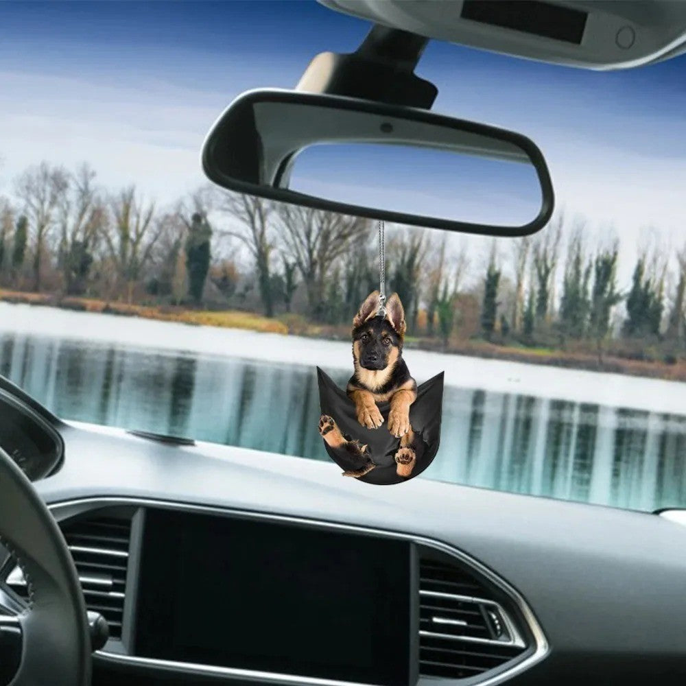 Car Pendant Practical Interior Cute Mini Puppy Pendant Anime Puppy Practical Car Ornament Toy Gift Hanging Decoration Accessory