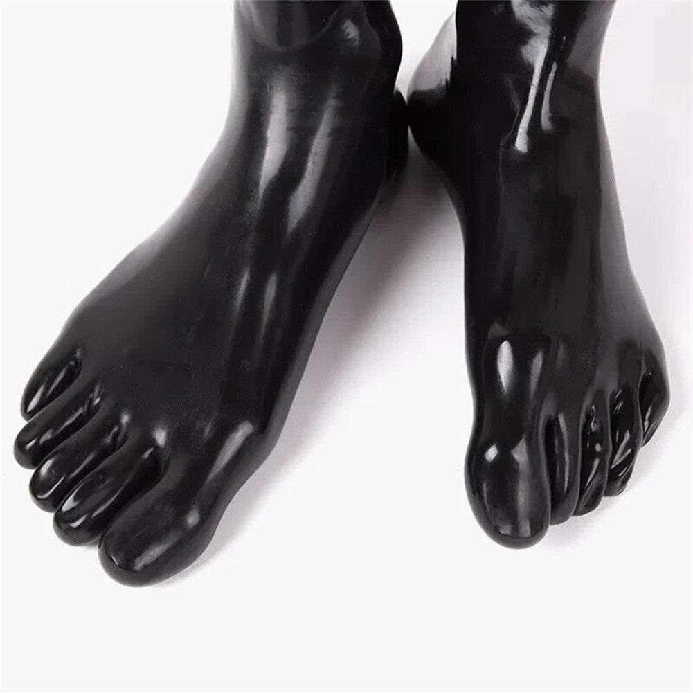 lingerie LATEX socks latex stockings latex bodysuit stockings for men fetish socks men latex fetish gloves sexy