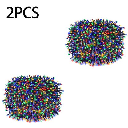 220V LEDs Twinkling Fairy Lights String 1/2/3Packs Holiday Christmas Tree Lawn Night Party Decorative Light Only EU Power Plug