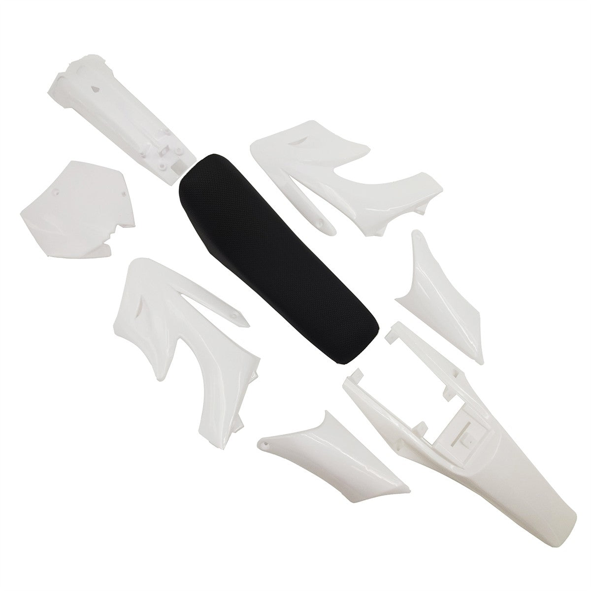 7 Cores Moto Apollo Infantil Bicicleta de Trilha Minimoto Acessórios Plásticos Carenagem Para-lamas Assento Almofada Kit Carroceria