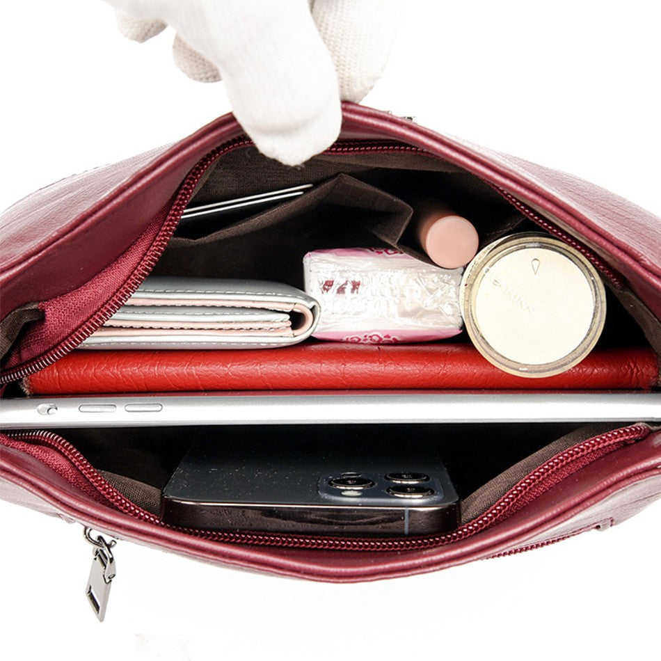 High Quality Leather Shoulder Bags for Women Small Cossbody Bag Women Bags Luxury Designer Female Purses and Handbags Sac A Main