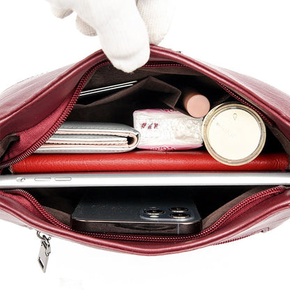 High Quality Leather Shoulder Bags for Women Small Cossbody Bag Women Bags Luxury Designer Female Purses and Handbags Sac A Main