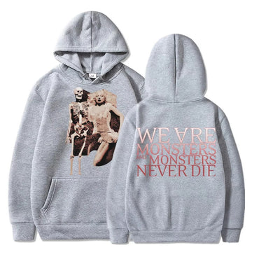 Lady Gaga The Mayhem Ball Tour Retro Print hoodie Gothic Hip-hop trendy autumn/winter men's hoodie