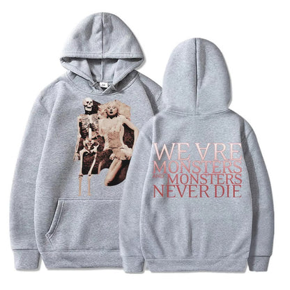 Lady Gaga The Mayhem Ball Tour Retro Print hoodie Gothic Hip-hop trendy autumn/winter men's hoodie