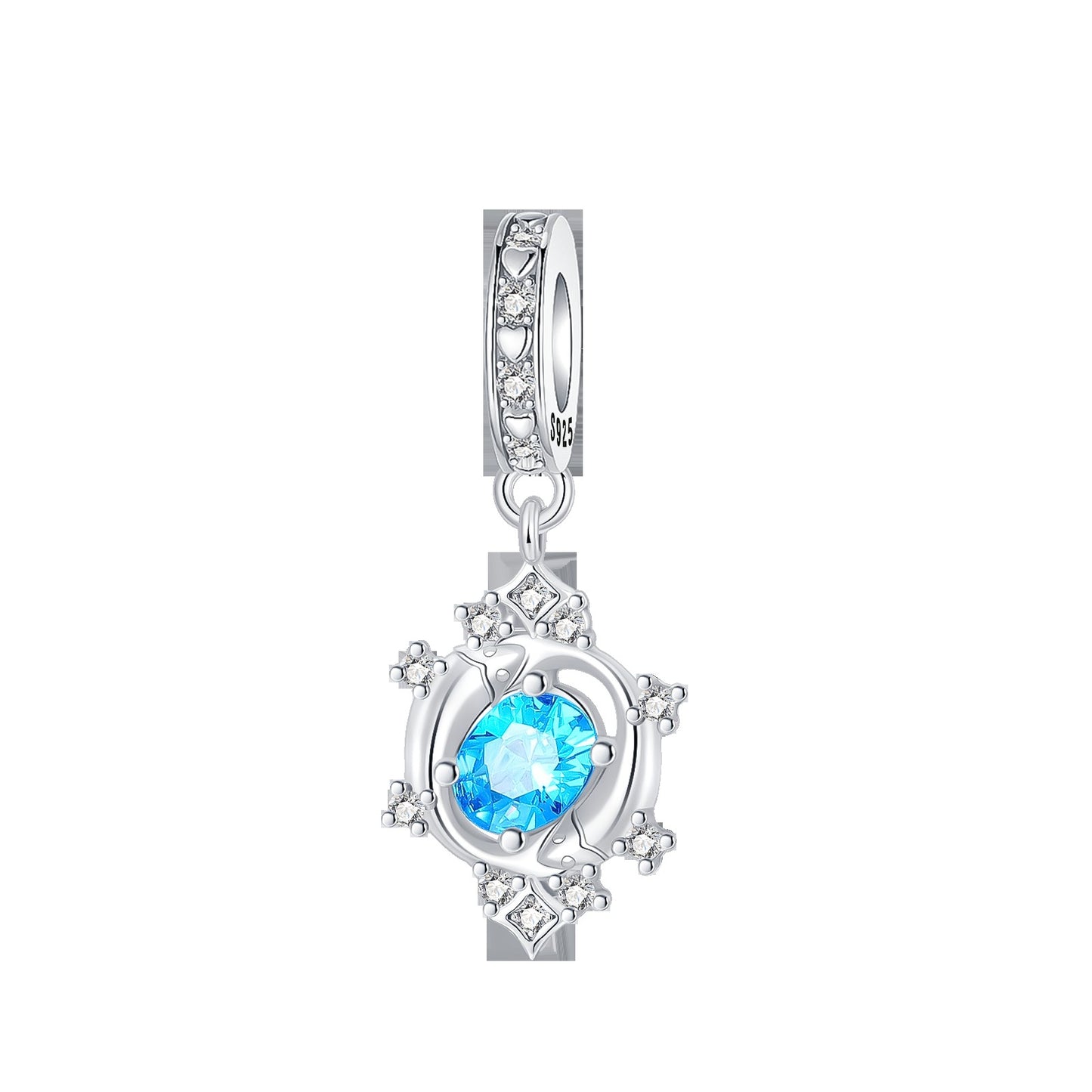 925 Sterling Silver Star Zodiac Signs 12 Constellation Pendant Fit Original Bracelet Making for Woman Jewelry Fashion Pendant