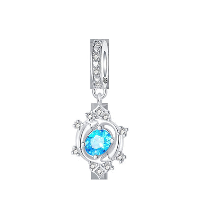 925 Sterling Silver Star Zodiac Signs 12 Constellation Pendant Fit Original Bracelet Making for Woman Jewelry Fashion Pendant