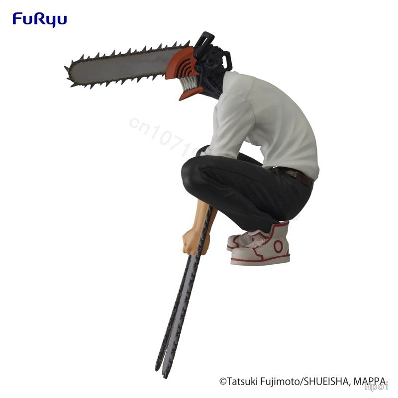 14cm Chainsaw Man Anime Figure Power/Denji Action Figure PVC Chainsaw Man Noodle Stopper Figurine Adult Collection Model Toys