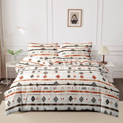 3pcs Printing Brushed Bedding Set, Duvet Cover Pillowcase Set, Skin Friendly Breathable Duvet Cover Pillowcases ?Without Sheet?