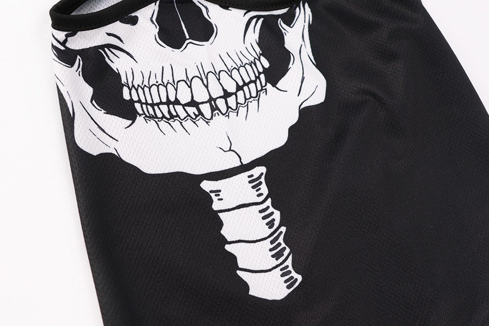 Quick-Dry Skull Face Mask - Breathable Sun Protection for Cycling & Outdoor Sports