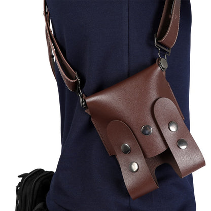 Carnival Game Leon Kennedy Costume RE Accessories Utility Belt With Bags Hero  Cosplay T-Shirt Officer Armpit Holster Halloween