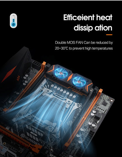 Placa-mãe HUANANZHI X99 AD4 LGA 2011-3 XEON X99 suporta Intel E5 2640 2666 2670 2678 2696 V3 V4 DDR4 RECC NON-ECC NVME SATA