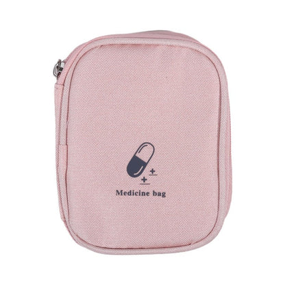 Portable First Aid Medical Kit Travel Outdoor Camping Emergency Medicine Storage Bag Travel Mini  Pouch Organizer Pill Case