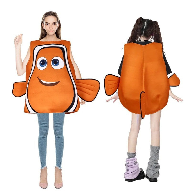 Anime Find Nemo Dory Cosplay Costume Underwater Animal Clownfish Carnival Theme Party Role Playing Outfits for Adult Women Men