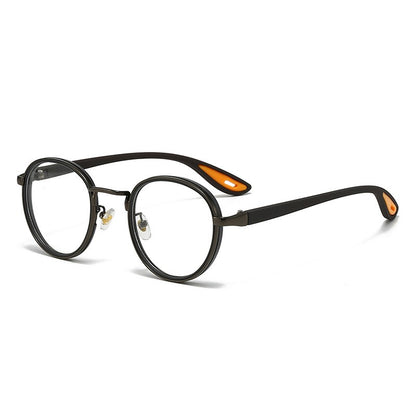 Vintage Designer Outdoor Sunglasses Men Round Fashion Plastic Titanium High Quality Sun Glasses Man UV Protection Glasses Woman