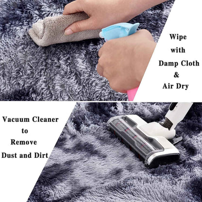 Plush Area Rug Bedroom Carpet Super Soft Foot Bedside Mat Fuzzy Children Carpet Prayer Rugs Living Room Rug Room Decoration