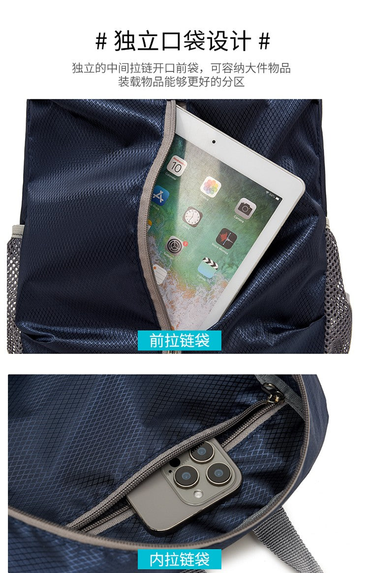 New lightweight casual backpack for cross-border outdoor travel; large capacity sports bag for commuting