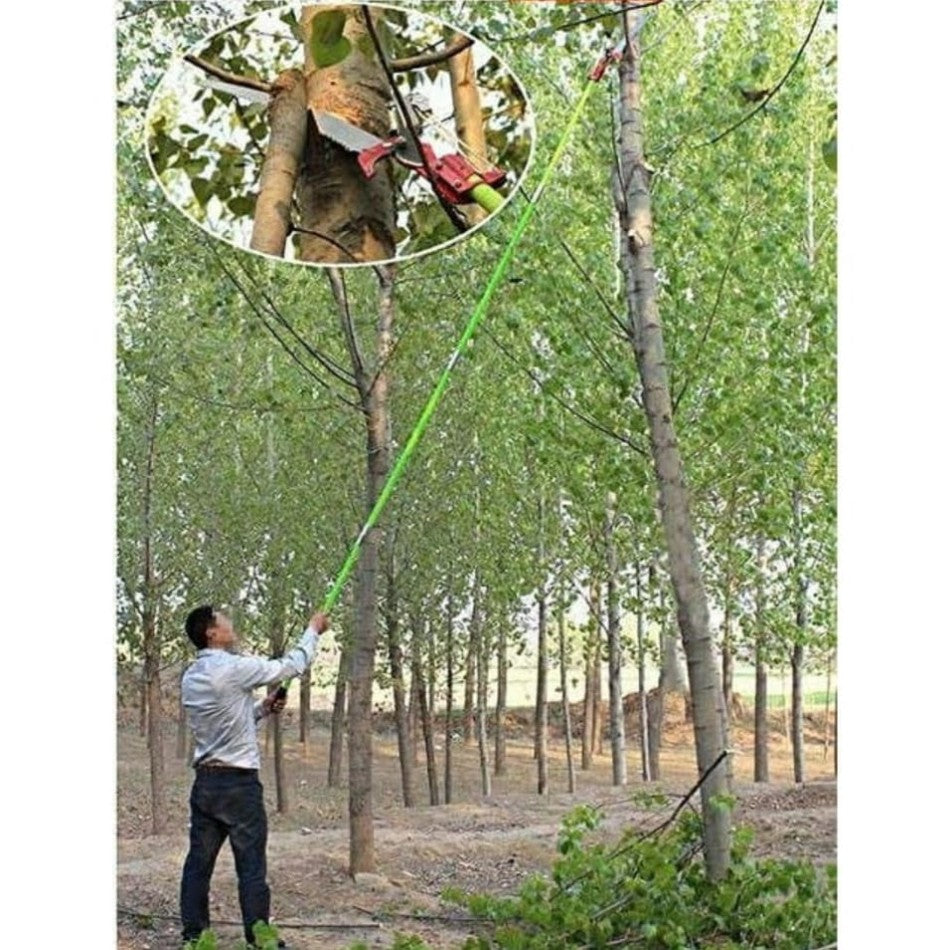 Podador de Árvores Extensível Serra 2 em 1 Tesoura para Galhos Altos Ferramentas de Jardinagem Podador de Árvores Tesoura de Poda