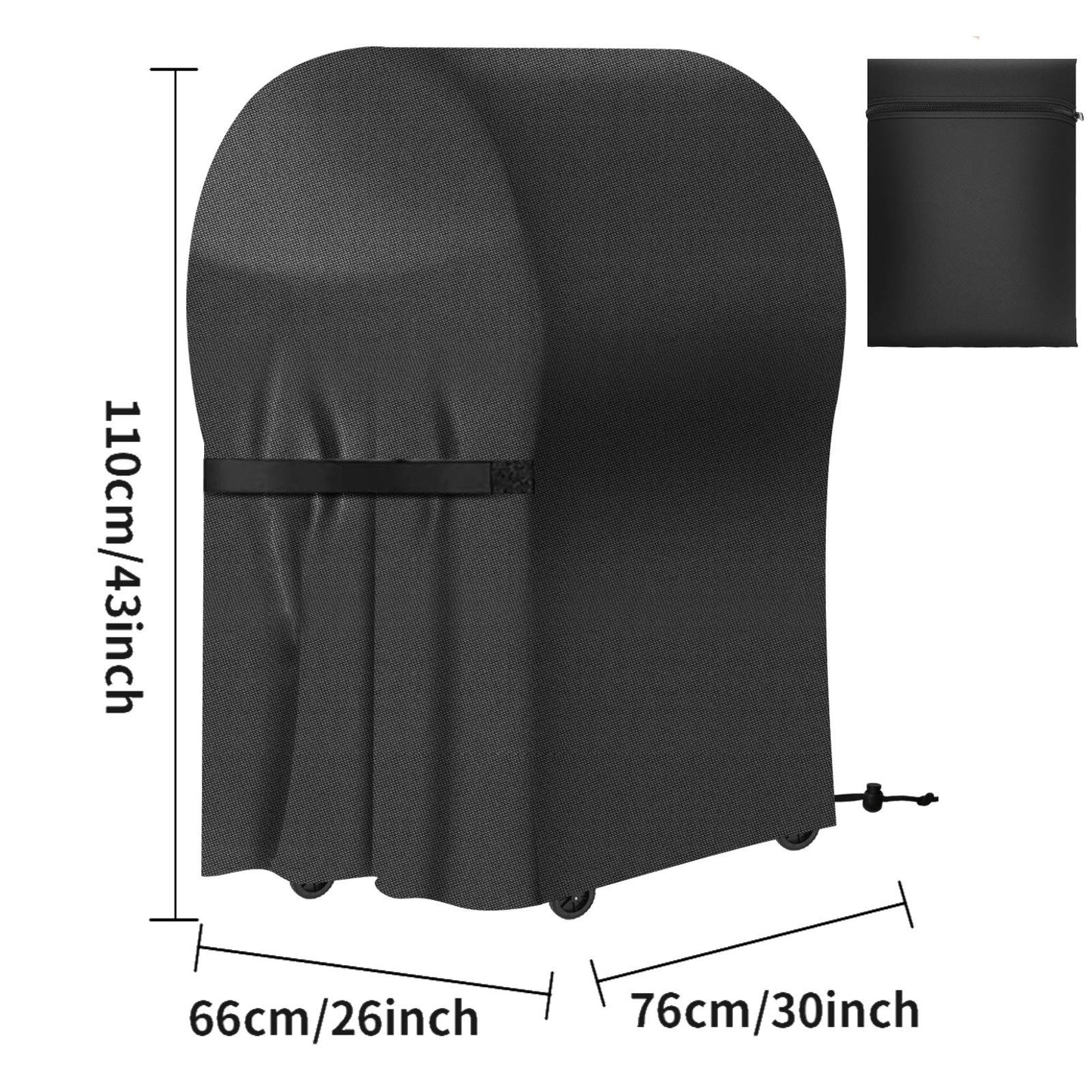 Outdoor BBQ Grill Covers For Charcoal & Gas Grills Waterproof Anti-Dust Weather-Resistant Anti-UV Heavy Duty Barbecue Cover