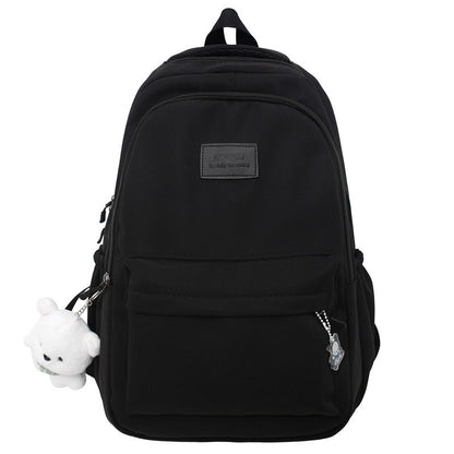 New Female Fashion Men High Capacity Waterproof College Backpack Trendy Women Laptop School Bags Cute Girl Travel Book Bag Cool