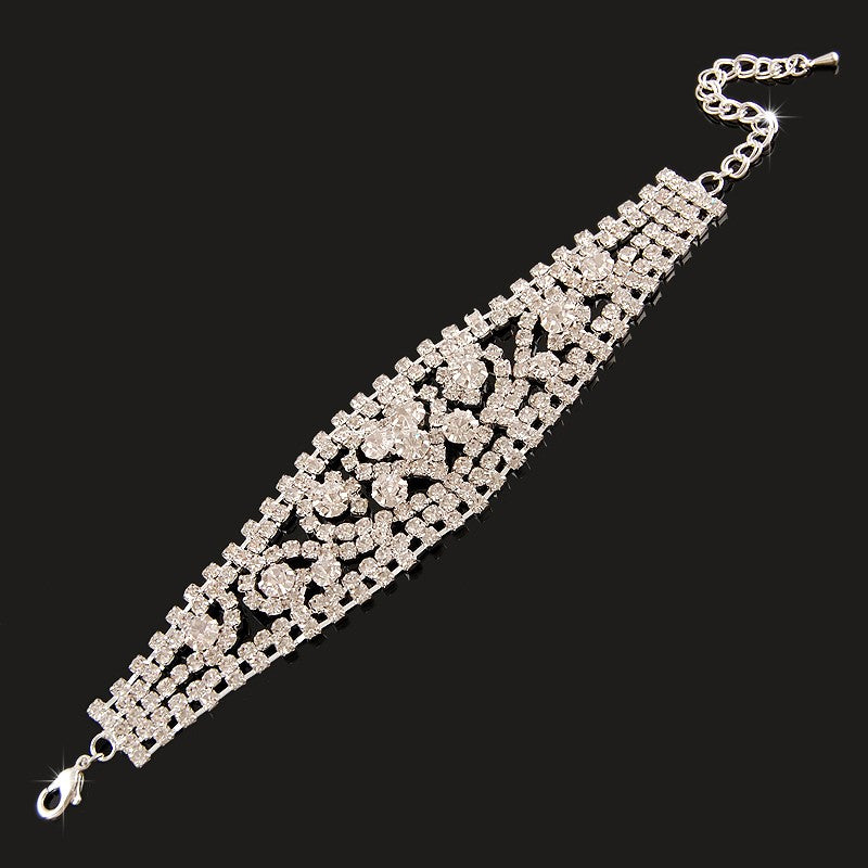Novas Pulseiras de Berloques de Moda Prata 925 AAAAA Zircônia Cristal Feminino Pulseira Casamento Noivado Joias de Luxo