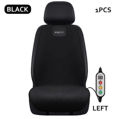 Heated Car Seat Cover Fleece Graphene Fast Car Seat Heater 12/24V Warm Plush Seat Protector Car Heating Mat Winter Seat Cushion