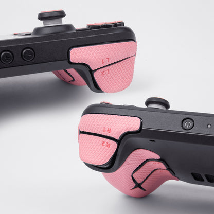 TALONGAMES Pro Version Controller Grip Tape Compatible with Steam Deck,Buttons,Trigger,Non-slip Anti Sweat (Light Pink)
