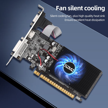 GT210 1G Graphics Card with DVI VGA HDMI-Compatibe Port Video Card PIC Express2.0 Low Profile Graphics Card for Office