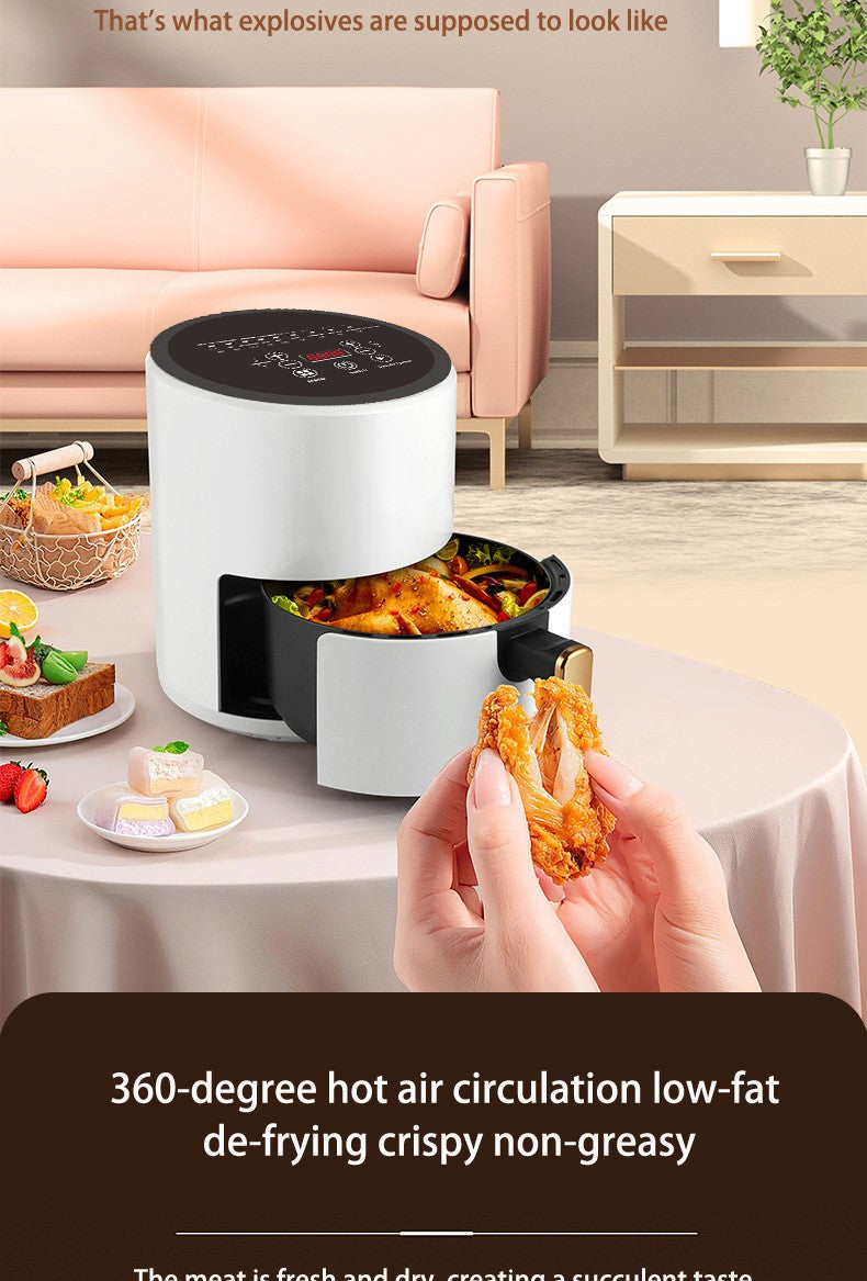 6L Large Air Fryer,Multifunction Digital Air Fryer Without Oil Electric Oven, Dehydrator, Air Fryer with LED Touch Panel