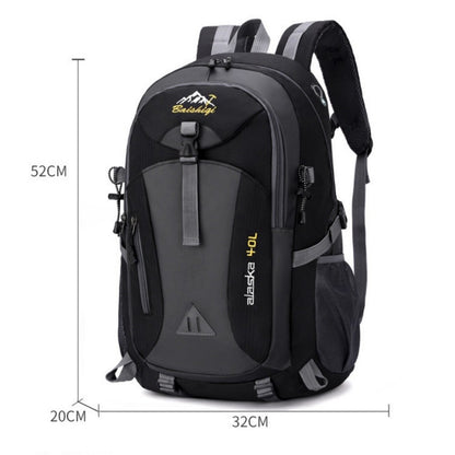 Mochila Multifuncional Respirável para Caminhada Esportiva Mochila de Grande Capacidade em Poliéster Para Caminhada Ciclismo Academia
