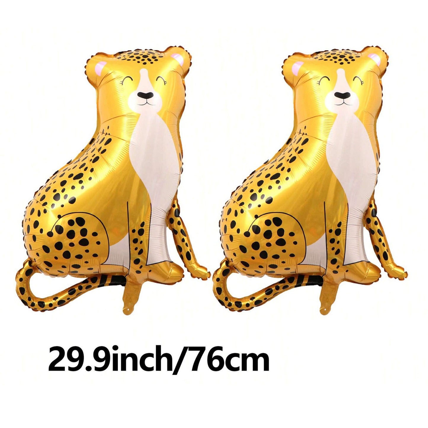 Cartoon Animal Aluminum Foil Balloon Giraffe Lion Monkey Balloon Jungle Zoo Theme Party Kidsren's Birthday Holiday Decoration