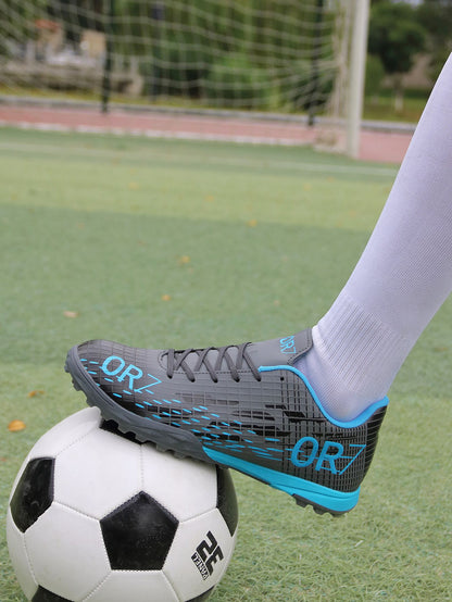 TF/FG Football Field Boots Original Men Women Studded Football Shoes Turf Match Ultralight Soccer Shoes Cleats Unisex Resistant