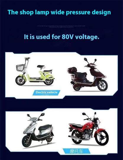 Motorcycle Headlight 15 LED Driving Spot Light Fog White Motorbike ATV UTV Truck 6000-6500K White 2000LM Aluminum Alloy Waterpro