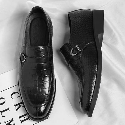 Party Wedding Oxford Footwear New Arrival Leather Men Casual Shoes Office Work Business Shoes Pointed Toe Loafers Brogue Shoes