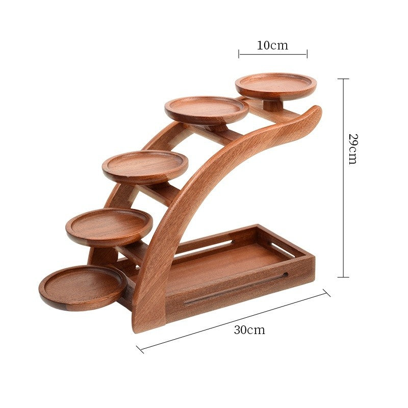 Japanese wooden wood Cuisine Sushi Bridge Boats Pine Creative Sushi Sashimi plate Platter Sushi Tableware Decoration Ornament